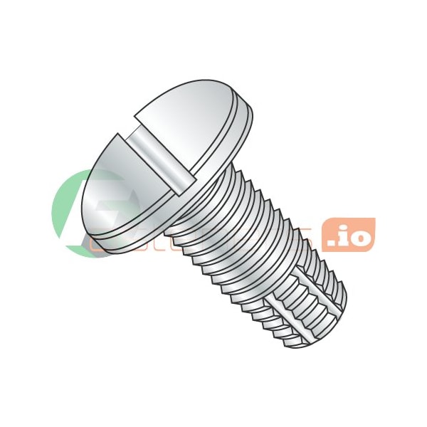 Newport Fasteners Thread Cutting Screw, #6-32 x 3/16 in, Zinc Plated Steel Pan Head Slotted Drive, 10000 PK 616874 - main